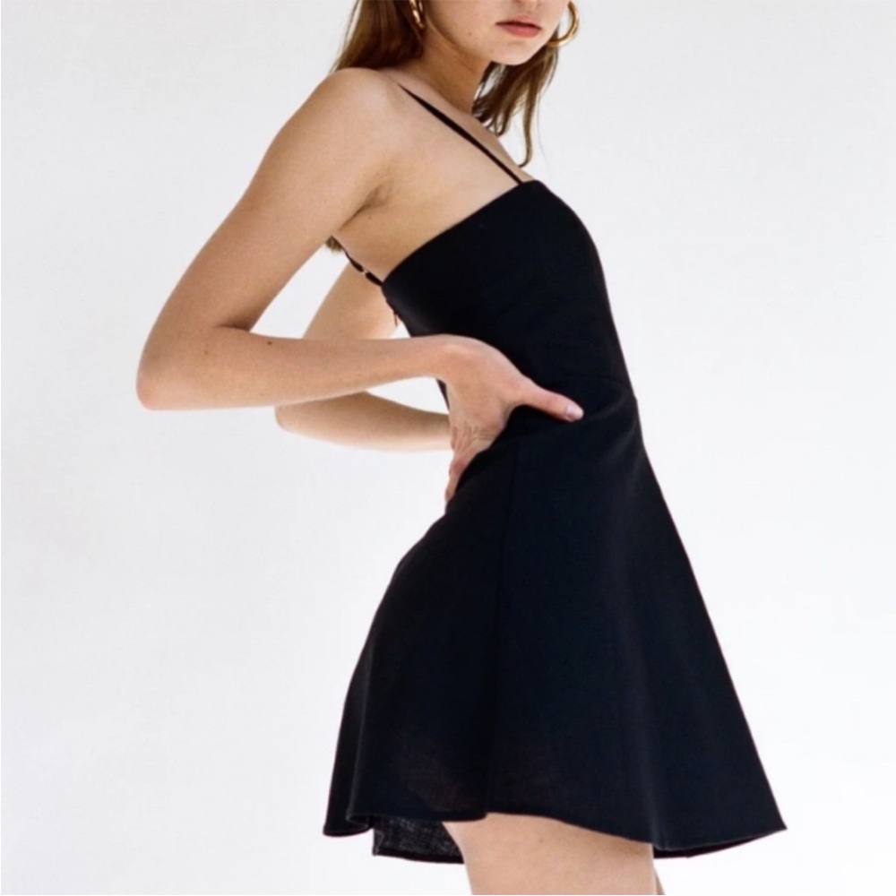 Jeu Illimite Black Linen Mini